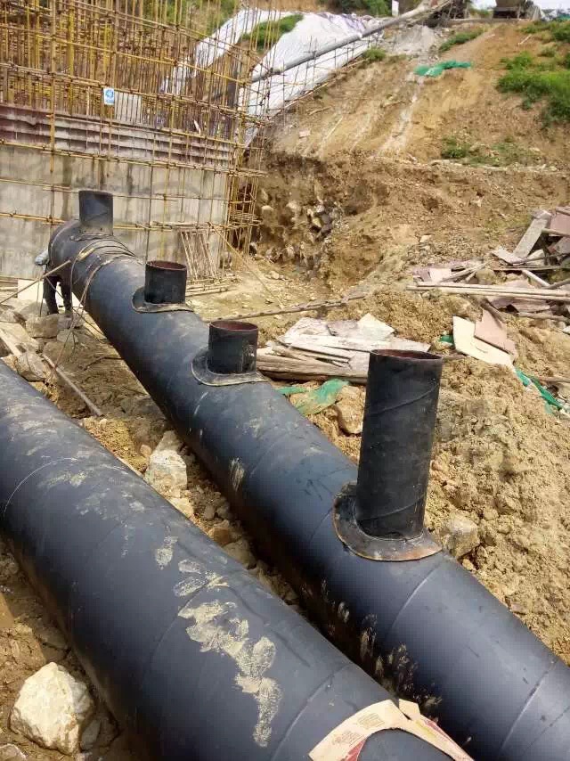 广州荔湾湖排水钢管顶管工程